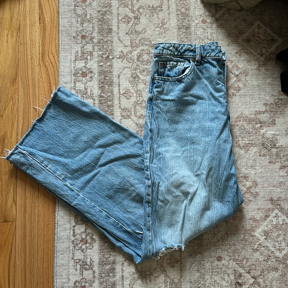 Garage Denim Wide Leg Jeans
